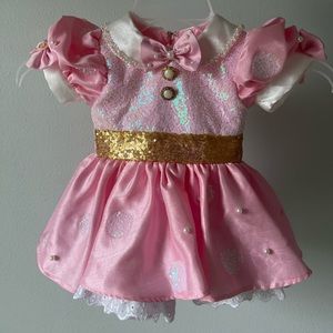 Handmade Minnie Mouse Rose Gold Dress